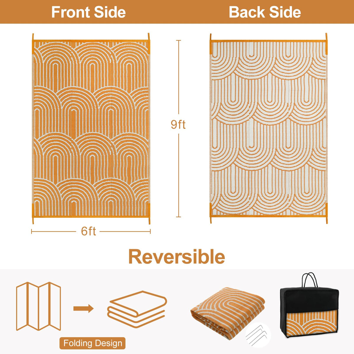 Lahome waterproof easy-clean rug keeps feet dry and cleanup simple.