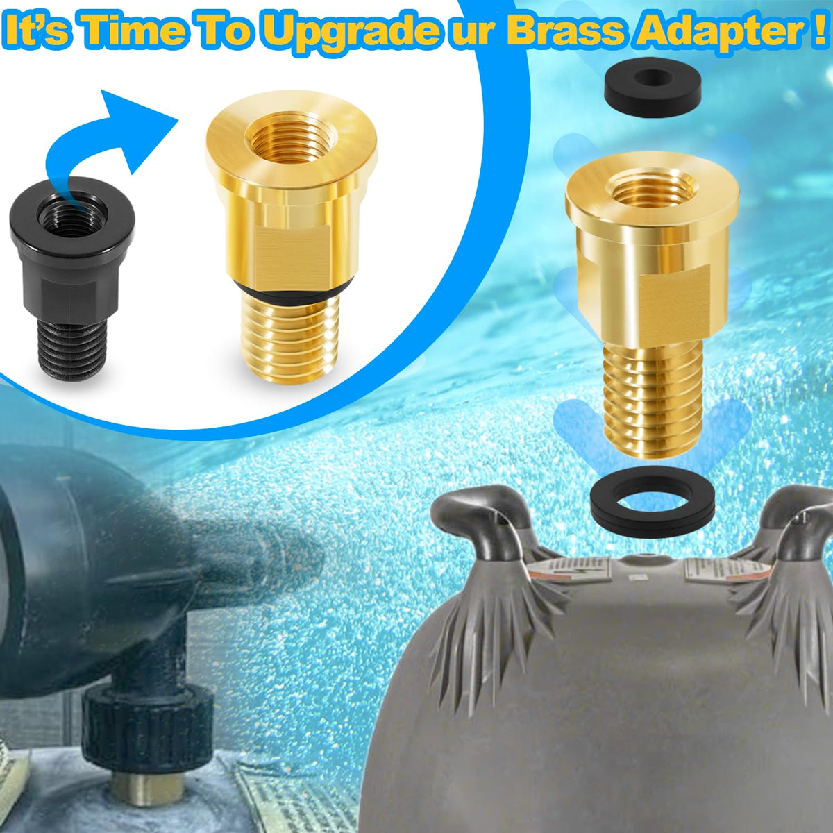 LAIKOU JS-series brass adapter for sand filters