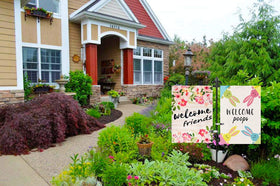 LAIRIES black wrought-iron stand suits yard and garden spaces.