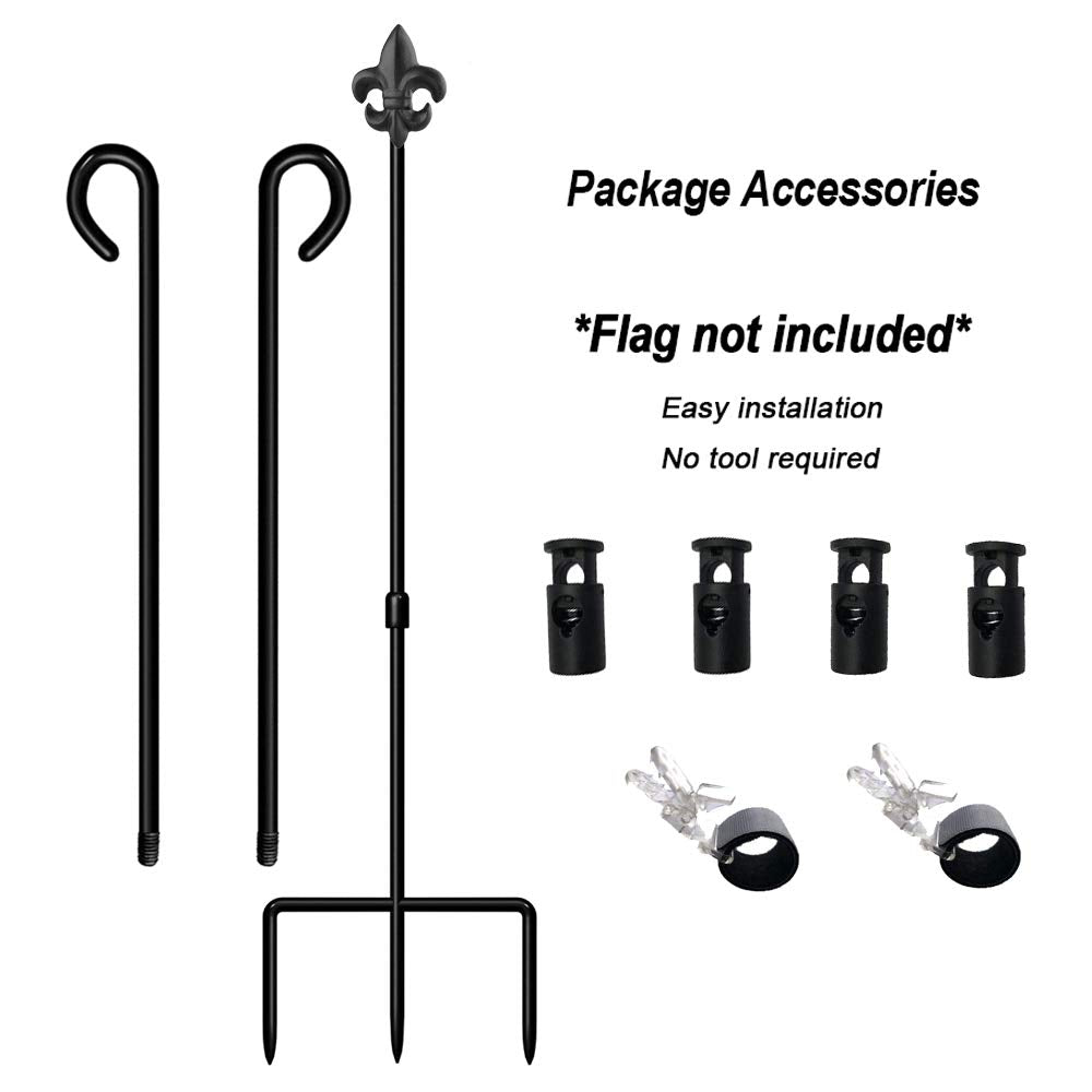 LAIRIES ground-prongs base provides extra stability for in-ground setup.