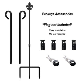 LAIRIES ground-prongs base provides extra stability for in-ground setup.