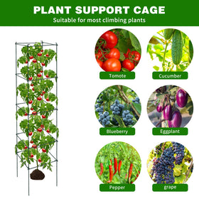 LAKNUAL rust-resistant coated wire ensures long-lasting garden support