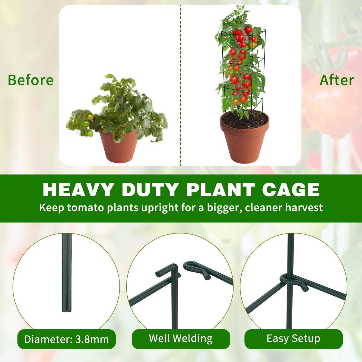 LAKNUAL foldable frames enable space-saving garden layouts
