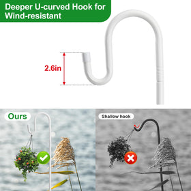 LAKEROD Wind-Resistant Prongs offer secure grip in gusty outdoor conditions
