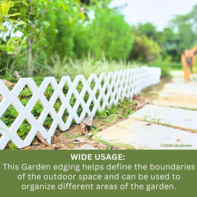 LáLáGreen curved-path edging used along a patio edge.