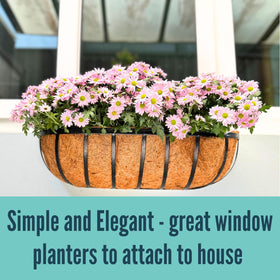 Wedding venue patio with LáLáGreen planters for charming accents.