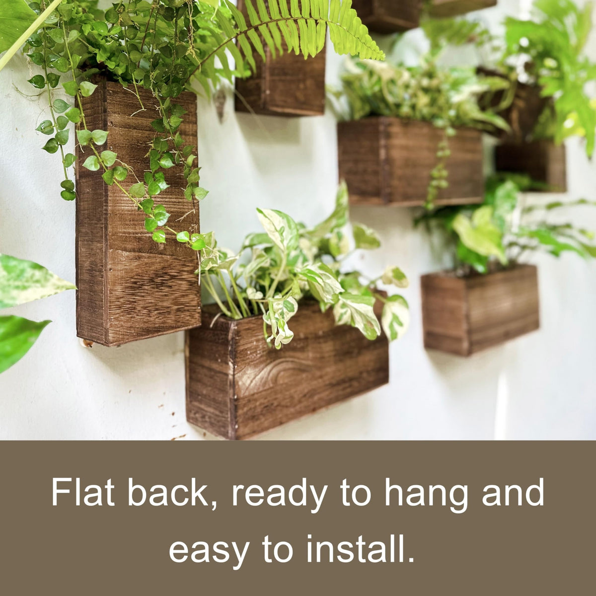 LáLáGreen easy-install wall planter for quick setup