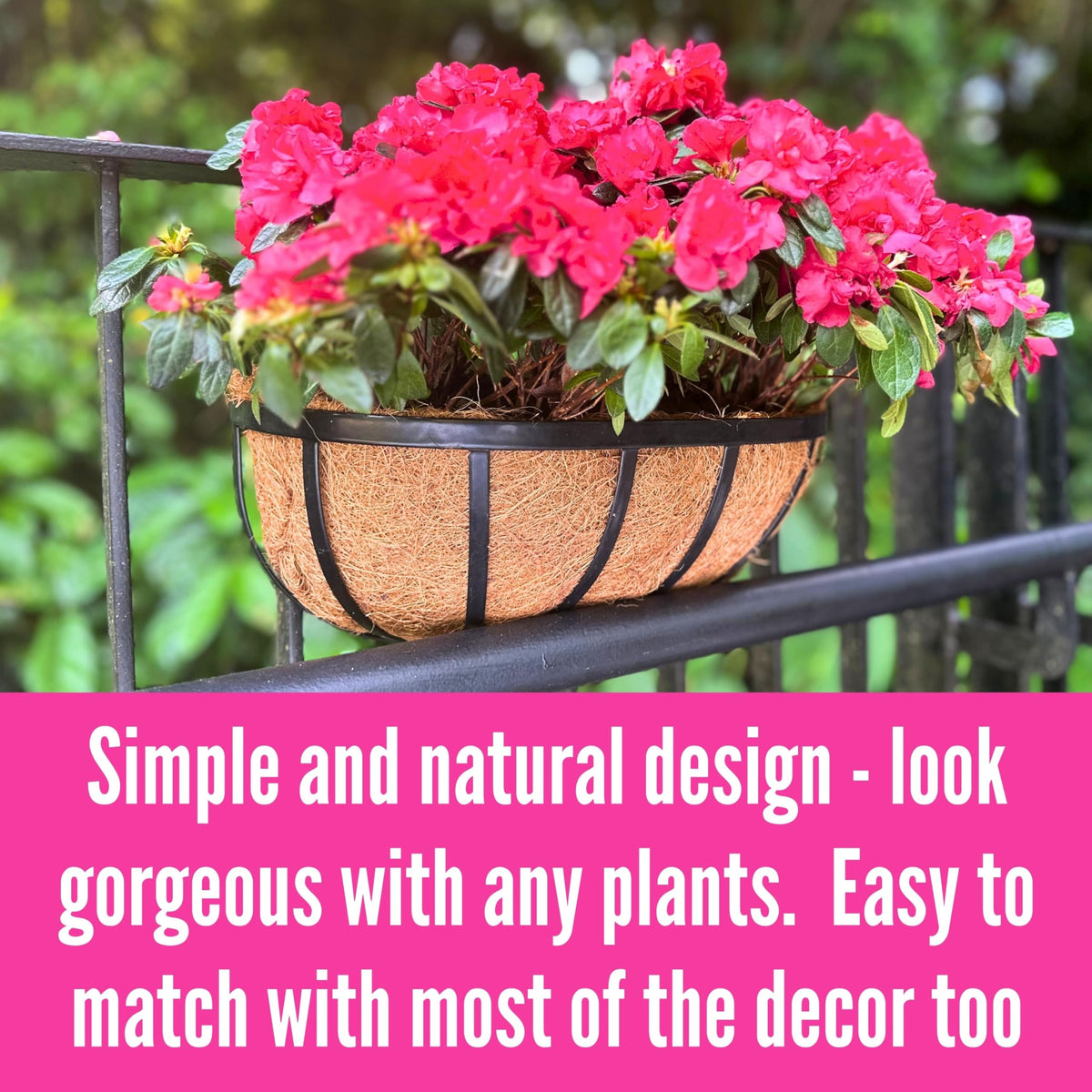 Lalagreen farmhouse style deck planter decor enhances patios and balconies