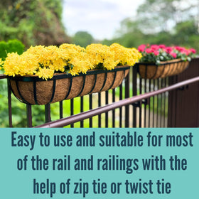 LaLaGreen farmhouse-style window box, charming garden accent.