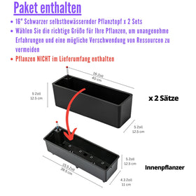LáLáGreen planter box self-watering system supports easy plant care