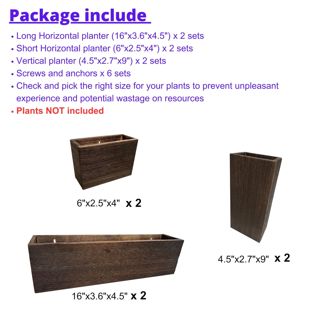 LáLáGreen wall-hanging planter for plants improves space-saving decor