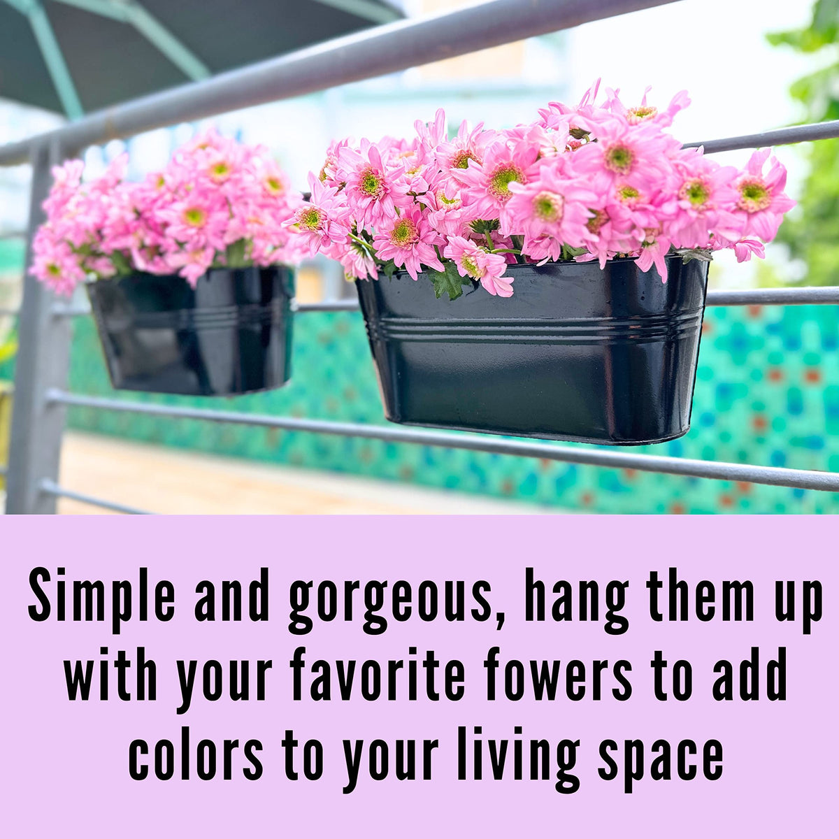 LáLÁGreen wall-mount capable planter with back holes for space-saving indoor display