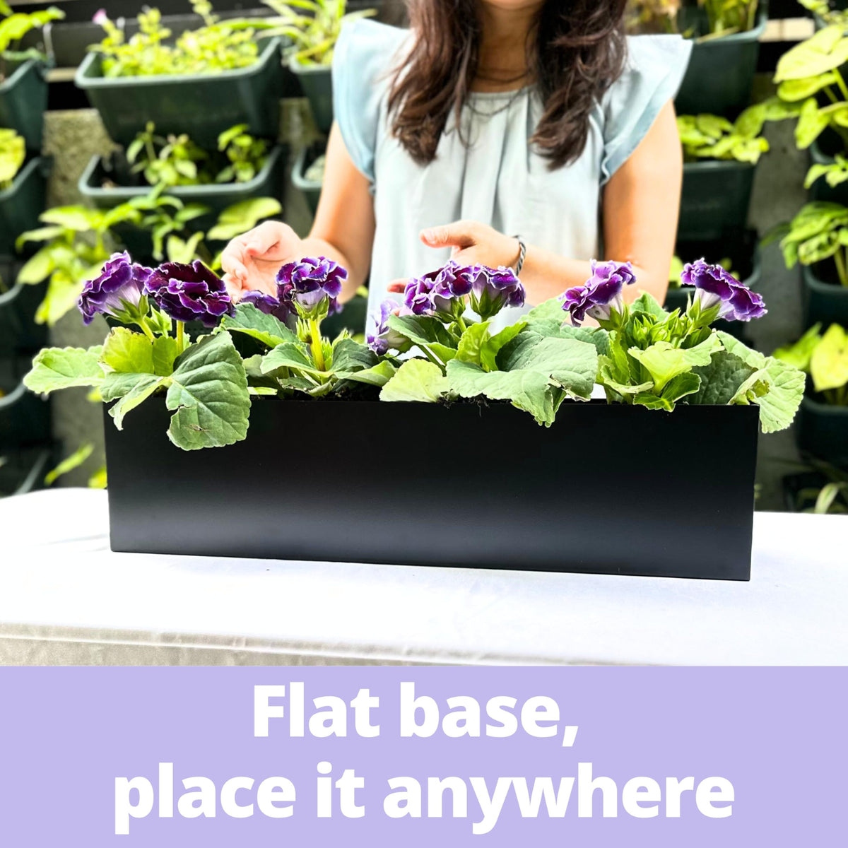 LaLaGreen wall-mount planter fence installation demonstrates easy wall setup.