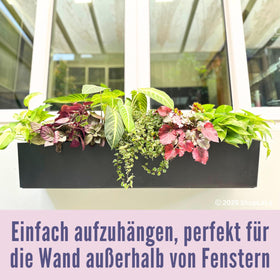 LáLáGreen 40-inch black finish matches modern exterior spaces