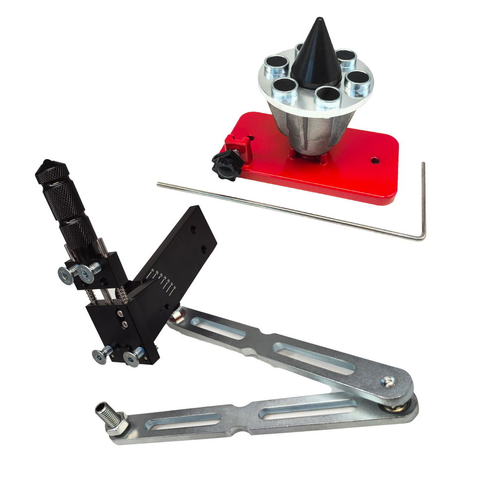 LAMBIS lawn mower blade sharpener improves edge sharpness for cleaner cuts.