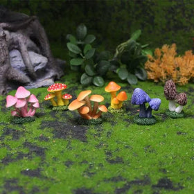 Lamnes decorative resin mushrooms elevate home decor and craft projects.