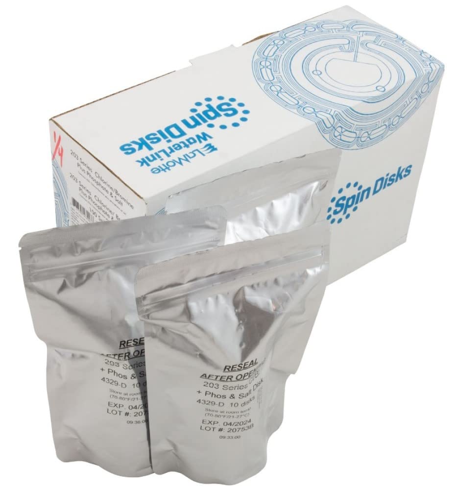 LaMotte WaterLink Spin Disk for free chlorine test, quick pool checks
