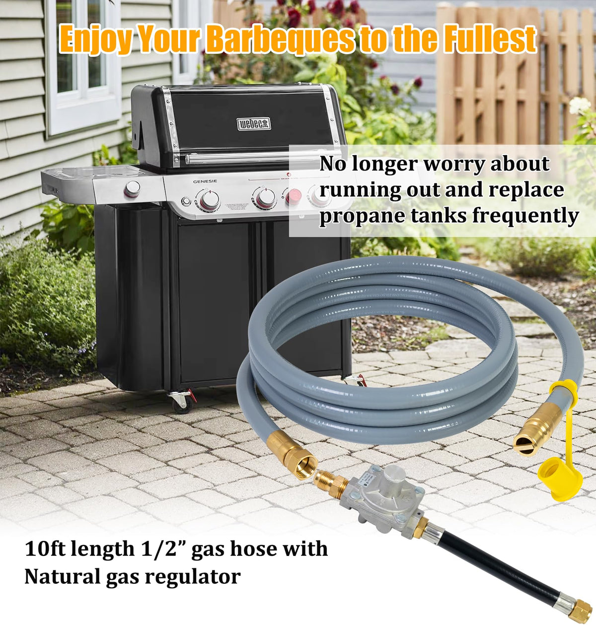 Lamudo precision orifice set compatible with Weber models ensuring correct gas flow.
