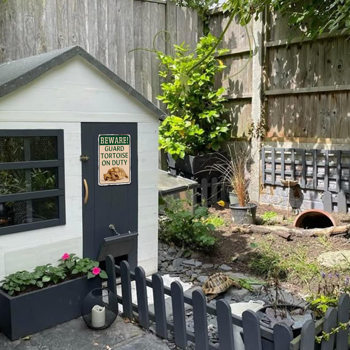Lamvao tortoise habitat decor, perfect for homes, gardens, and offices.