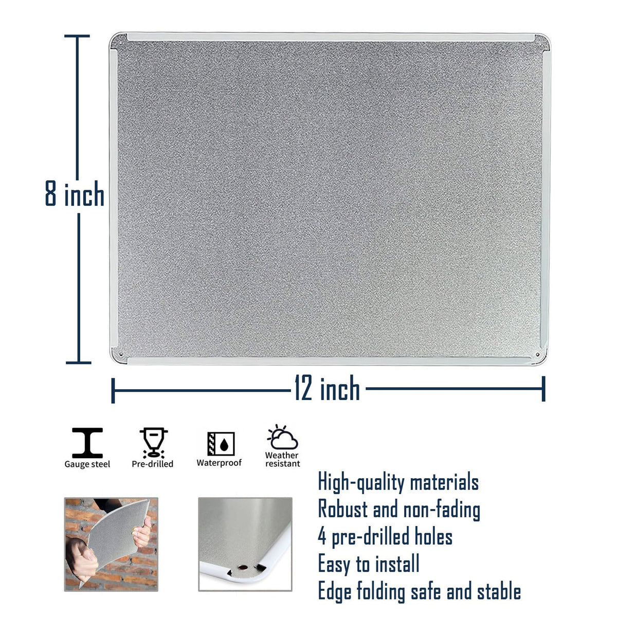 Lamvao habitat decor metal tin sign for tortoise enclosures, rugged and rust-resistant.