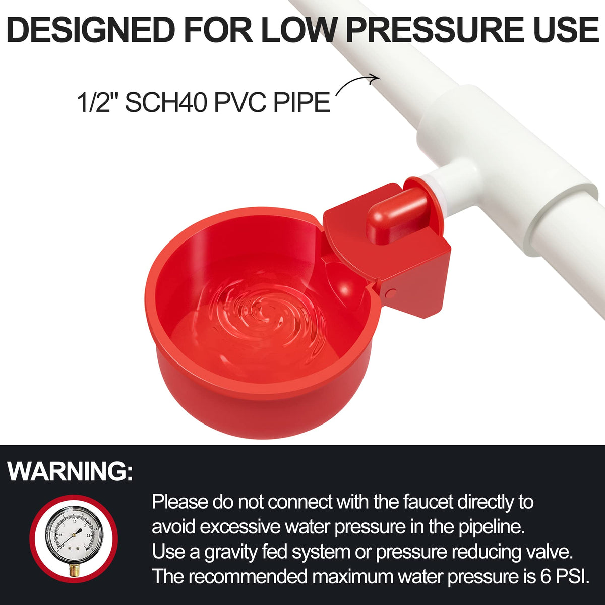 LANARP DIY poultry waterer kit for customizable automatic watering