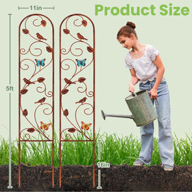 Lancisism plant support trellis for vines and flowering plants