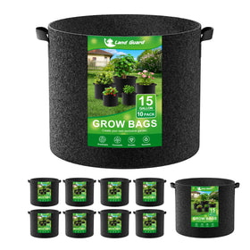 Land Guard 15-gallon grow bag pack for versatile balcony gardening.