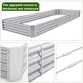 Land Guard two-pack sturdy frame design for durable outdoor vegetable beds.