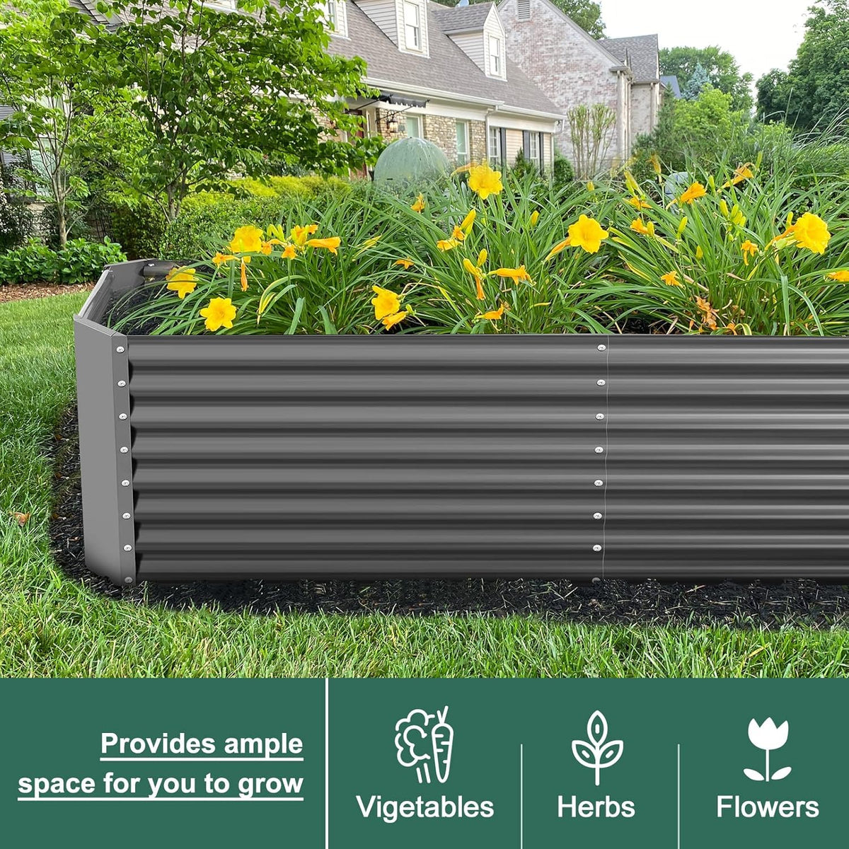 Land Guard reinforced cross bars ensure stable planting of deep-root crops.