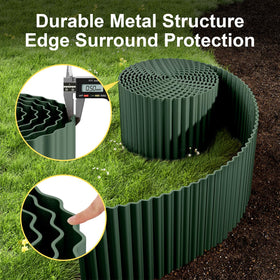 Land Guard 3D ripple design detail enhances border strength and style