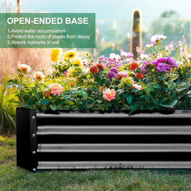 Land Guard sturdy frame with reinforcing rods resists warping and improves stability.