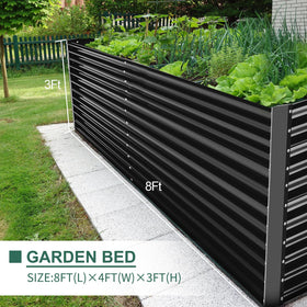 Deep 3ft tall Land Guard bed offering ample soil volume for strong roots