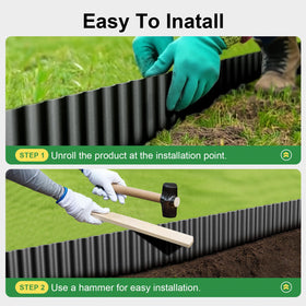 Land Guard edging frames a path with defined lines.
