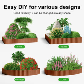 Land Guard weather-resistant edging installation example demonstrates easy DIY setup