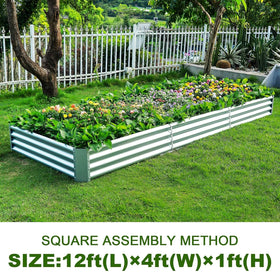 Land Guard easy assembly galvanized bed kit with included nuts and bolts.