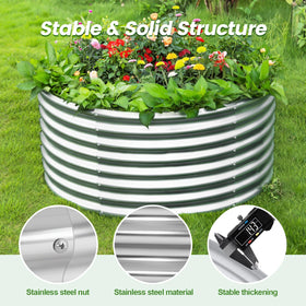 Land Guard thick galvanized sheet bed cross section emphasizes stability and long term use.