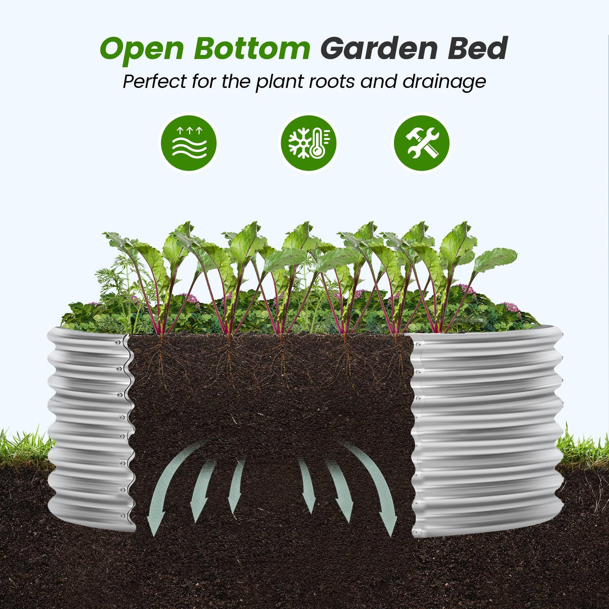 Packaging image showing Land Guard kit hardware and easy assembly.