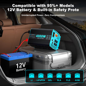LANDERPOW remote control with LED screen for real-time status monitoring