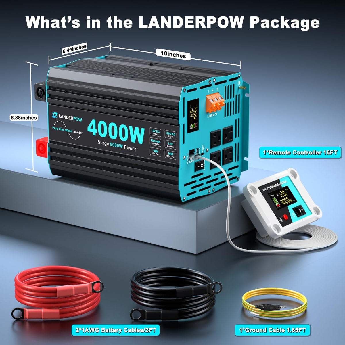 LANDERPOW RV camping setup demonstrates flexible power on the go