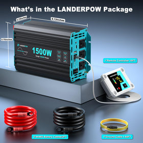 LANDERPOW status LED indicators show safe operation and errors