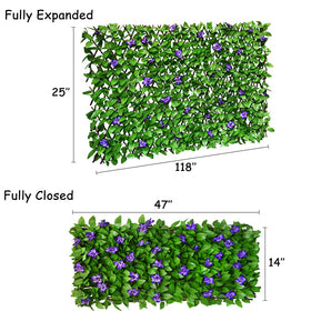 LANDGARDEN artificial hedges providing outdoor privacy with a green backdrop