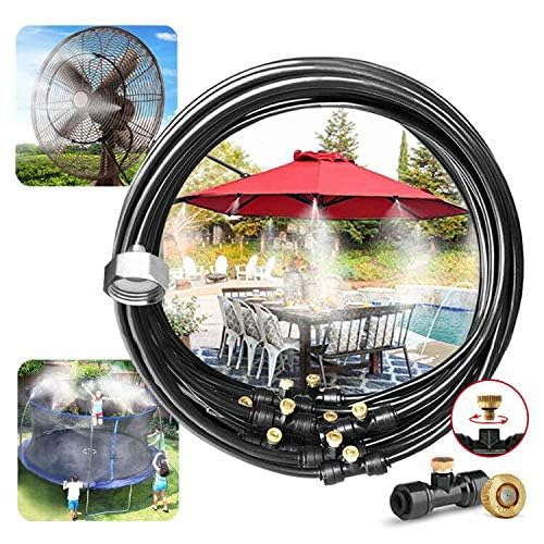 LANDGARDEN brass mist nozzles provide durable, even spray for cooling.