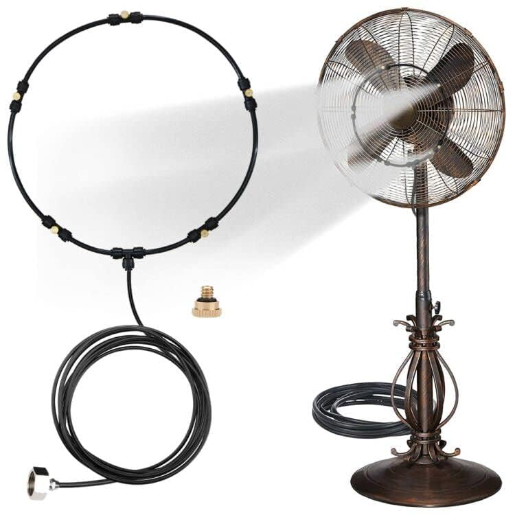 LANDGARDEN Brass misting nozzles provide wide mist range and low clog risk