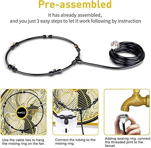 LANDGARDEN Fine mist range up to 20-40 inches per nozzle