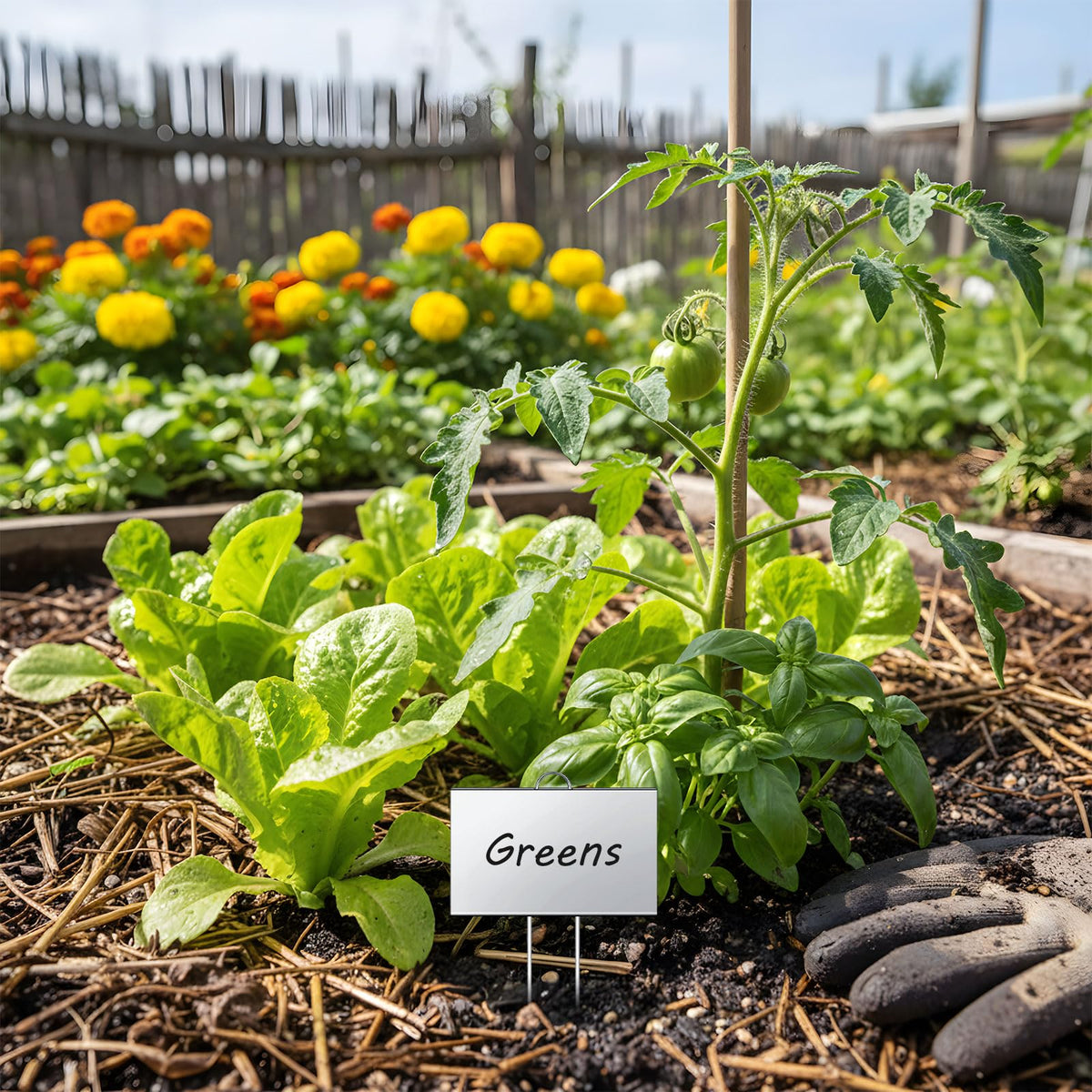 Landhoow greenhouse labeling kit for organized garden sections
