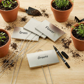 Landhoow greenhouse labels organize seedlings with lasting readability
