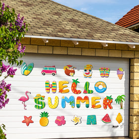 Landhoow Hello Summer gnome magnet brings playful summer charm to lockers or metal surfaces