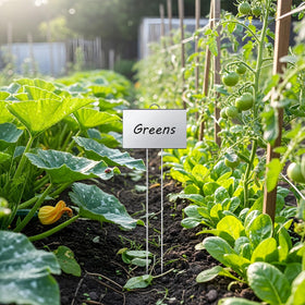 Landhoow herb garden labels stay legible through seasons