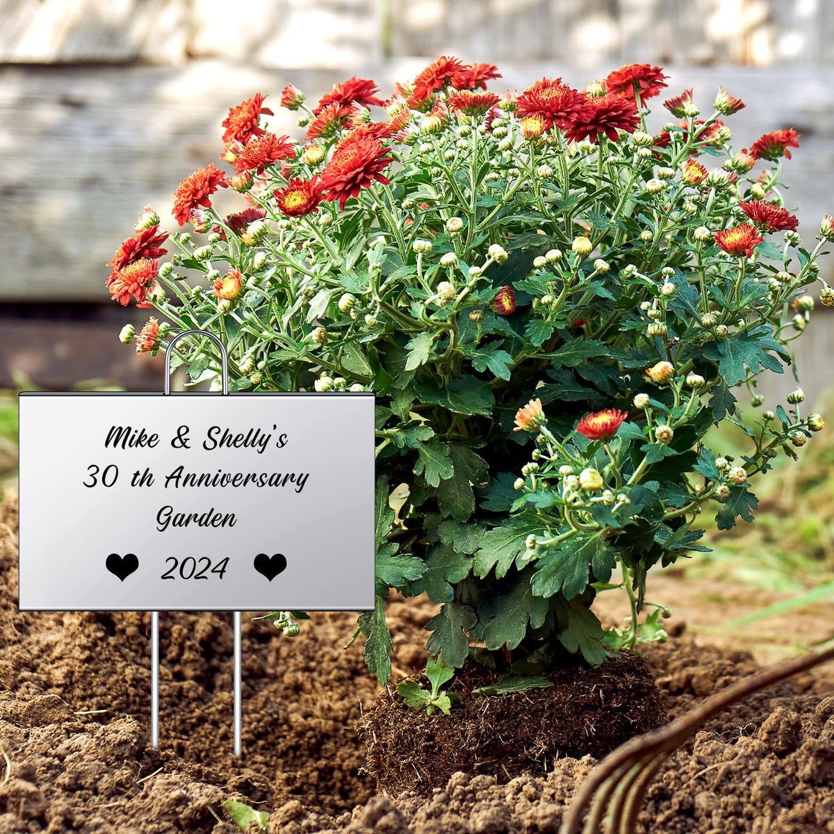 Landhoow organization set of 12 garden labels for tidy beds