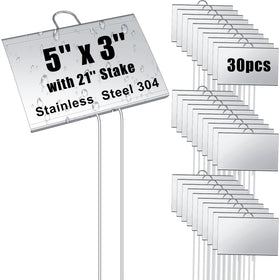 Landhoow 5x3 inch plant label for clear seedling IDs